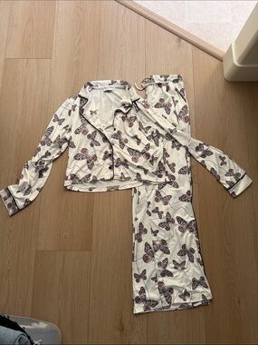 Masongrey Butterflies Pajama Set M